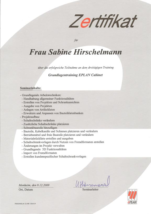 EPLAN Cabinet-Seminar &ndash; Grundlagentraining